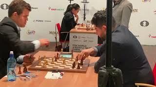 Magnus Carlsen ends the game against GM Maghsoodloo with a beautiful Passed Pawn