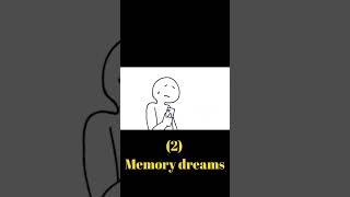 the 4 main types of dreams in 60 seconds #shorts
