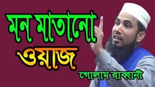 মন মাতানো ওয়াজ ! গোলাম রাব্বানী ! Golam robbani ! MG waz !