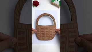 Let’s put autumn into the basket together. Parent-child crafts. Toddler crafts. Creative handmade n