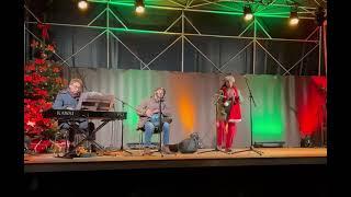 Irith Gabriely mit Abuseyf Kinik und Frank Scheffler live Weihnachtsmarkt 2023 in Bad Nauheim