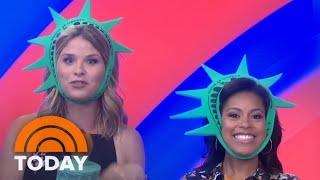 Jenna Bush Hager And Sheinelle Jones Play ‘America Says’ With John Michael Higgins | TODAY