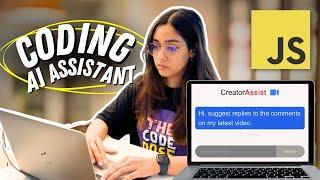 Coding An AI Assistant with JavaScript To Manage My YouTube Channel | Learning from Scrimba.com