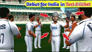 MY INTERNATIONAL DEBUT IN INDIAN TEST CRICKET TEAM | WCC3 MY CAREER MODE