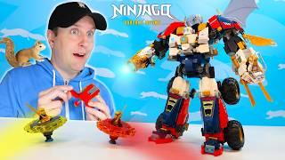 Ninjago Dragons Rising 2025 Spinjitzu Spinners and Zane's Ultra Combiner Mech LEGO Build Review