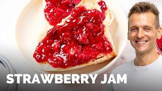 Classic Strawberry Jam Recipe (Pectin Method + How to Can)