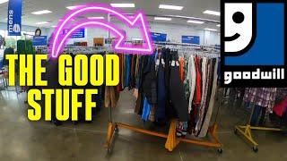 The BEST thrift finds are on the new racks at Goodwill!