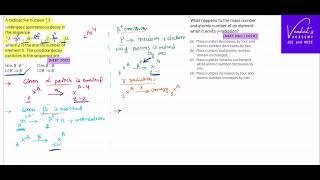 NEET 2020 and NEET 2021 Questions from Nuclei Alpha Beta and Gamma radiation