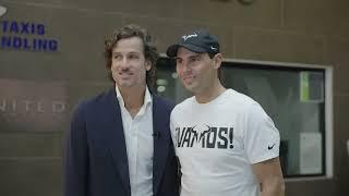 Rafael Nadal arrives in Malaga Airport | Feliciano Lopez & Fans greet him | Goes to venue