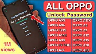 @2024 Oppo Mobile Unlock Pattern Lock Without Format safe All types Privacy Data