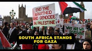 Thousands of South Africans Gather in Cape Town to Protest the Year Long War on Gaza