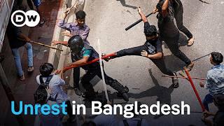 Bangladesh update: How hard will authorities try to crack down on the protesters? | DW News