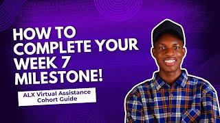 ALX Virtual Assistance Programme Cohort 6 Insider Shares WEEK 7 Milestone Secrets! (Elevator Pitch)