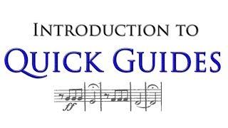 Introduction to Quick Guides