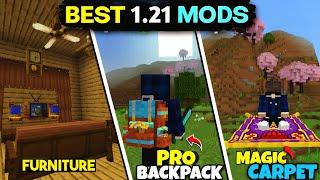 TOP 3  MOST EPIC SURVIVAL MODS FOR MINECRAFT PE 1.21