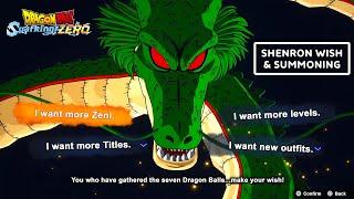 DRAGON BALL: Sparking! ZERO – New Shenron Summon & Wishes Gameplay!