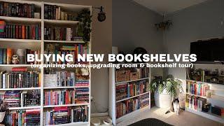 buying new bookshelves! (upgrading my room & bookshelf tour)