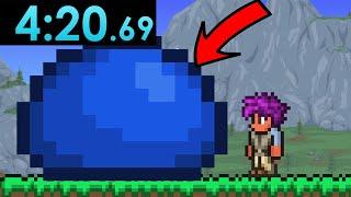 I Speedrun Terraria but every ENEMY is Randomly Sized!