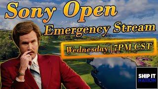 The Sony Open | Emergency Stream | PGA DFS | DraftKings Strategy | Ship It Nation