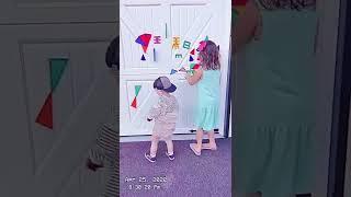 EverPlay EverPlayToys Magnetic Tiles Garage Door Decoration Fun Outdoor Play Ideas Kids Activities