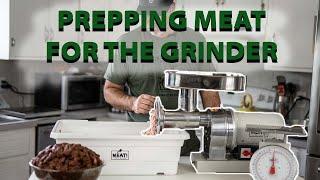 Prepping WILD GAME MEAT for the Grinder - How much you should trim.