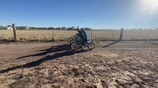 Klx 140l vs crf 125f comparison with modified klx 140l