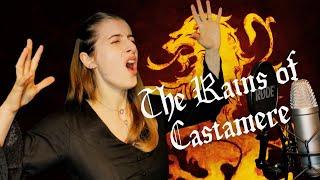 The Rains Of Castamere - Vocal cover