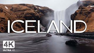 ICELAND 4K • Beautiful Places • Relaxing Atmosphere - Ultra HD Quality 4K