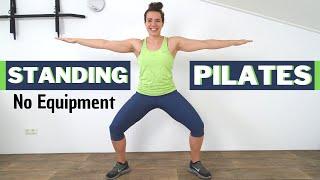 30 Minute STANDING PILATES Workout – Fun and Effective Toning & Stretching Exercises