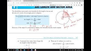 [IB Math HL11] Arc Length and Sector Area 호의 길이와 부채꼴 영역