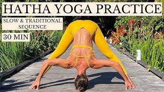 30 min Hatha Yoga Practice | Slow and Traditional Yoga Sequence