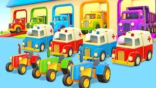 Car cartoons for kids & Helper cars cartoon full episodes - Ambulance cartoon for kids.