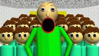 Baldi's Basics But 1,000 STUDENTS!