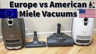 Europe vs American Miele Vacuum Cleaner Specifications