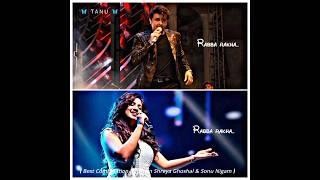 Best Combination Between Shreya Ghoshal & Sonu Nigam||#shortsfeed#youtubeshorts @tanu.creation07️