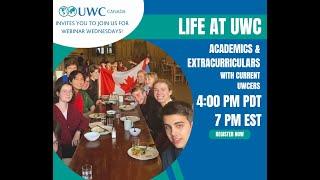 UWC Canada Current Student (Fall 2023) Panel ft. UWC USA, UWC Atlantic, and UWC Adriatic Students