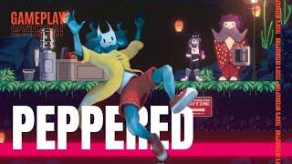 PEPPERED gameplay demo - All endings of a light hearted comedy 2D platformer game