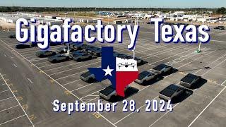 "Big Push", Over!  Tesla Gigafactory Texas  9/28/2024  9"09AM