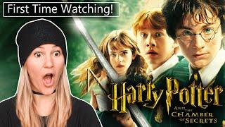 Harry Potter And The Chamber of Secrets | First Time Watching! | Movie REACTION!