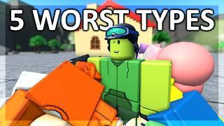 5 Worst Types of Roblox The Strongest Battlegrounds Players