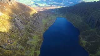 Coumshingaun Lough Comeragh Mountains Drone 4K