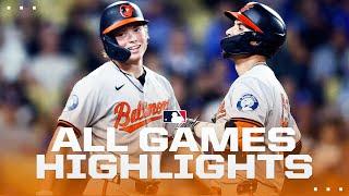 Highlights from ALL games on 8/27! (Orioles beat Dodgers, Royals tie Guardians, Crews first hit)