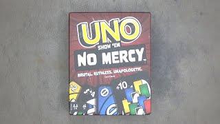 UNO Show 'Em No Mercy Card Game Opening
