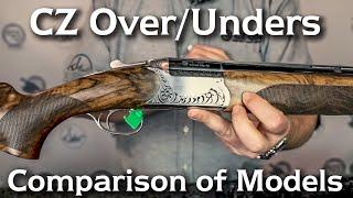 CZ Over/Under Shotguns -- A Comparison of Models