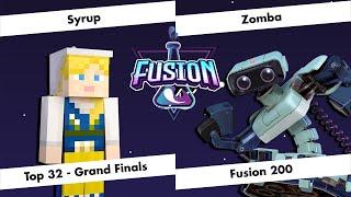 Fusion # 200 - Syrup (Steve) [ W ] vs Zomba (ROB) [ L ] - Grand Final