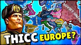 So I Made Europe 10X LARGER In HOI4...