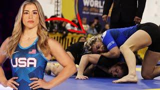 Olympic Champion Helen Maroulis Secures Her First In-Competition Submission