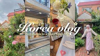 KOREA VLOG  short escape to a ghibli vibes cafe, ikseondong cafe hopping, gopchang dinner(eng sub)