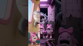 Baby Shark’s Cake Crisis! | Hilarious Ocean Tantrum #shark #whale #ocean #shorts