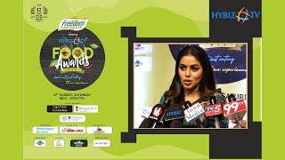 Actress poorna | First Edition of HybizTv Food Awards 2022 | Hybiztv